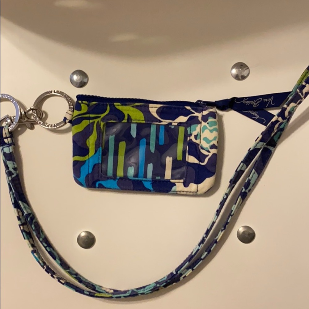 Vera Bradley ID case and lanyard